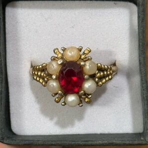AVON | Roseglow Ring Adjustable Sz 8-9